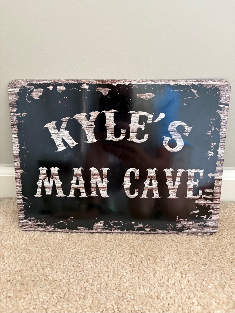 Kyle’s Man Cave Wall Sign